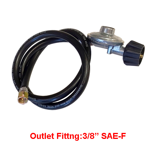 1.2m hose -  LCC27 2kg Regulator 3/8" - LP Gas